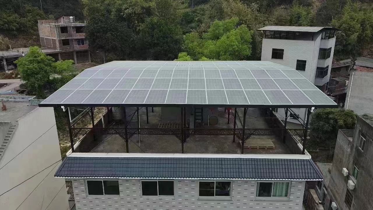 阿拉尔15kw+10kwh自建别墅家庭光伏储能系统